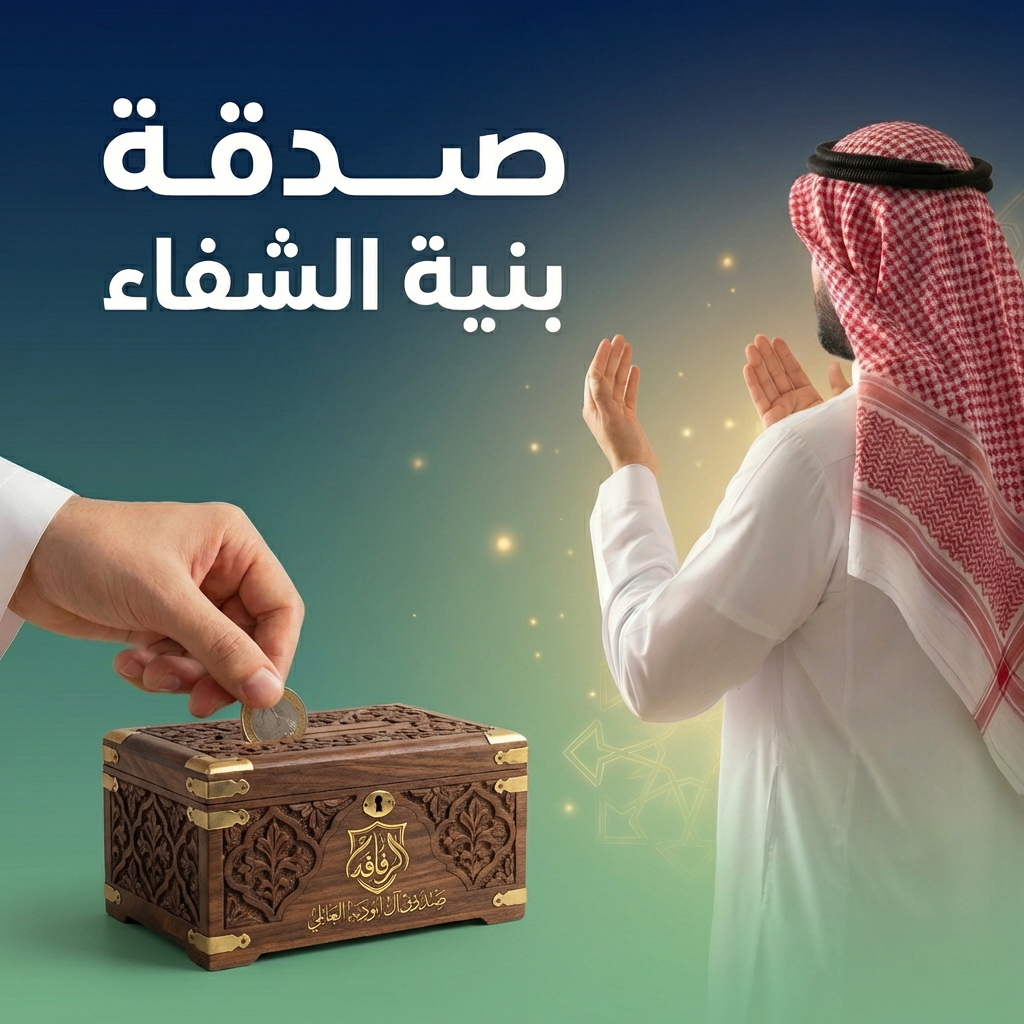 صندوق الرفاقه الصدقة بنية الشفاء